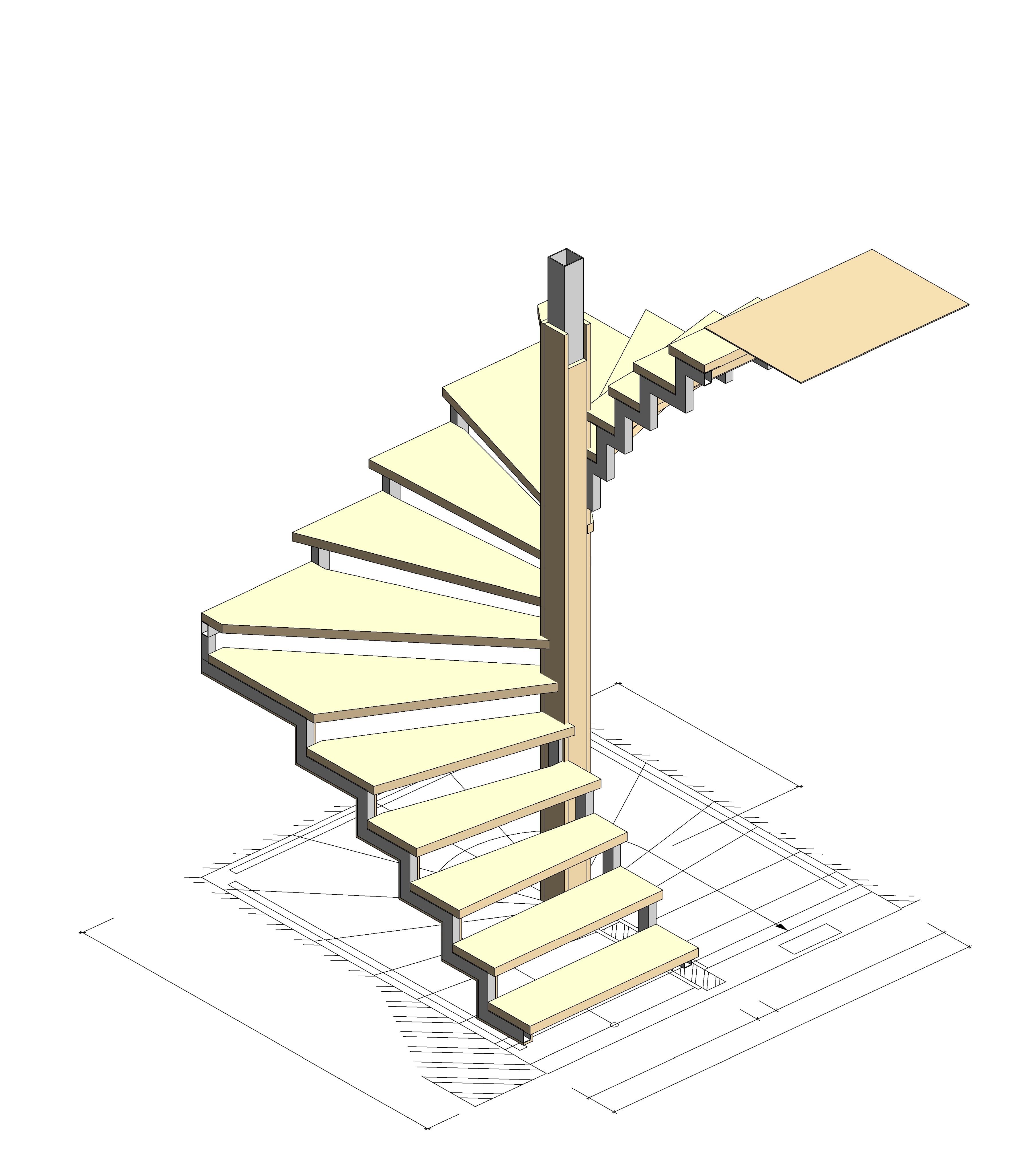 Лекальная лестница